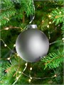 Елочный шар Finery Matt, 8 см, матовый серебристый 17663.10