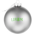 Елочный шар Finery Matt, 8 см, матовый серебристый 17663.10