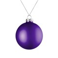 Елочный шар Finery Matt, 8 см, матовый фиолетовый 17663.70