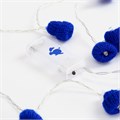 Гирлянда Cosy Poms, синяя 16957.40