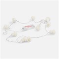 Гирлянда Cosy Poms, белая 16957.60