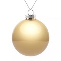 Елочный шар Finery Gloss, 10 см, глянцевый золотистый 17664.00