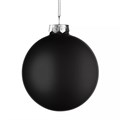 Елочный шар Finery Matt, 10 см, матовый черный 17665.30