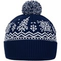 Шапка Elnik, синяя с молочно-белым 16739.64