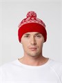 Шапка Elnik, красная с молочно-белым 16739.65