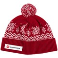 Шапка Elnik, красная с молочно-белым 16739.65