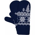 Варежки Elnik, синие с молочно-белым 16737.64