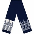 Шарф Elnik, синий с молочно-белым 16738.64