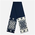 Шарф Wintertude M, синий с белым 21285.46