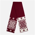Шарф Wintertude M, красный с белым 21285.56