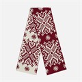 Шарф Wintertude L, красный с белым 21286.56