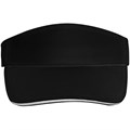 Козырек Active, черный с белым кантом 15429.30