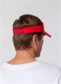 Козырек Active, красный с белым кантом 15429.50