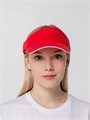 Козырек Active, красный с белым кантом 15429.50