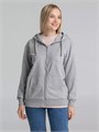 Толстовка на молнии с капюшоном Siverga 2.0, серый меланж 16213.11