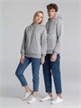 Толстовка на молнии с капюшоном Siverga 2.0, серый меланж 16213.11