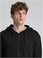 Толстовка на молнии с капюшоном Siverga 2.0, черная 16213.30