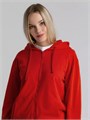 Толстовка на молнии с капюшоном Siverga 2.0, красная 16213.50
