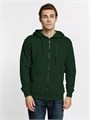 Толстовка на молнии с капюшоном Siverga 2.0, темно-зеленая 16213.90