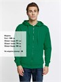 Толстовка на молнии с капюшоном Siverga 2.0, зеленая 16213.92