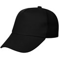 Бейсболка детская Standard Kids, черная 16220.30