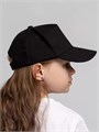 Бейсболка детская Standard Kids, черная 16220.30
