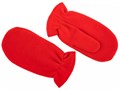 Варежки Fleecy, красные 17483.50