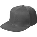 Бейсболка Snapback с прямым козырьком, серая 15948.10