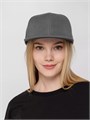 Бейсболка Snapback с прямым козырьком, серая 15948.10