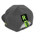 Бейсболка Snapback с прямым козырьком, серая 15948.10