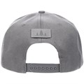Бейсболка Snapback с прямым козырьком, серая 15948.10