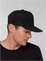 Бейсболка Snapback с прямым козырьком, черная 15948.30