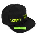 Бейсболка Snapback с прямым козырьком, черная 15948.30