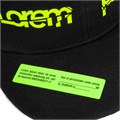 Бейсболка Snapback с прямым козырьком, черная 15948.30