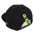Бейсболка Snapback с прямым козырьком, черная 15948.30