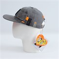Бейсболка Snapback с прямым козырьком, черная 15948.30