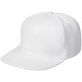 Бейсболка Snapback с прямым козырьком, белая 15948.60
