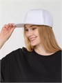 Бейсболка Snapback с прямым козырьком, белая 15948.60