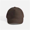 Бейсболка Long Beach, коричневая с бежевым 6538.51