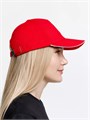 Бейсболка Long Beach, красная с белым 6538.56