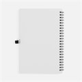 Блокнот на пружине Stone Line, белый 25689.60