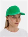Бейсболка Long Beach, ярко-зеленая с белым 6538.92