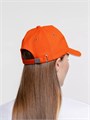 Бейсболка Classic, оранжевая с белым кантом 15848.20