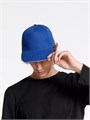 Бейсболка Classic, ярко-синяя с белым кантом 15848.44