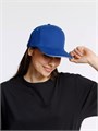 Бейсболка Classic, ярко-синяя с белым кантом 15848.44