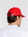 Бейсболка Classic, красная с белым кантом 15848.50