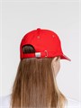 Бейсболка Classic, красная с белым кантом 15848.50