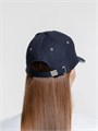 Бейсболка Classic, темно-синяя с белым кантом 15848.70
