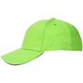 Бейсболка Classic, зеленое яблоко с черным кантом 15848.94