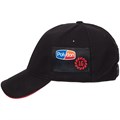 Бейсболка Buffalo, черная с красным 6404.35